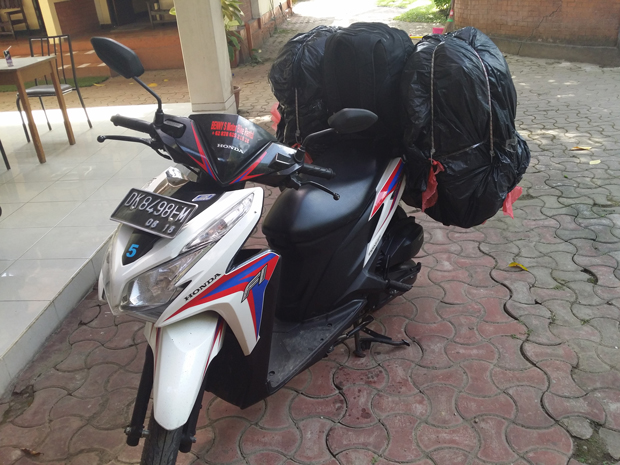 Our Honda Vario Techno 125cc. fully loaded