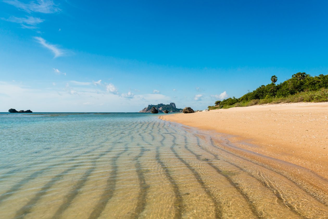 Sandy beach on Rote Island, Indonesia